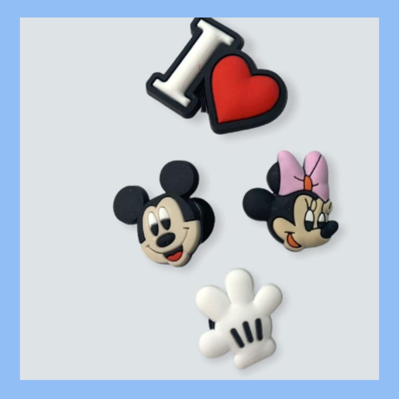 i heart disney jibbitz, mickey mouse, minnie mouse,... Depop