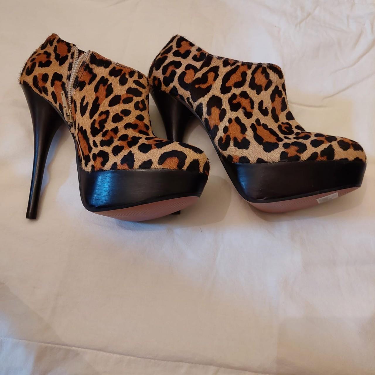 Kurt geiger shops leopard print boots