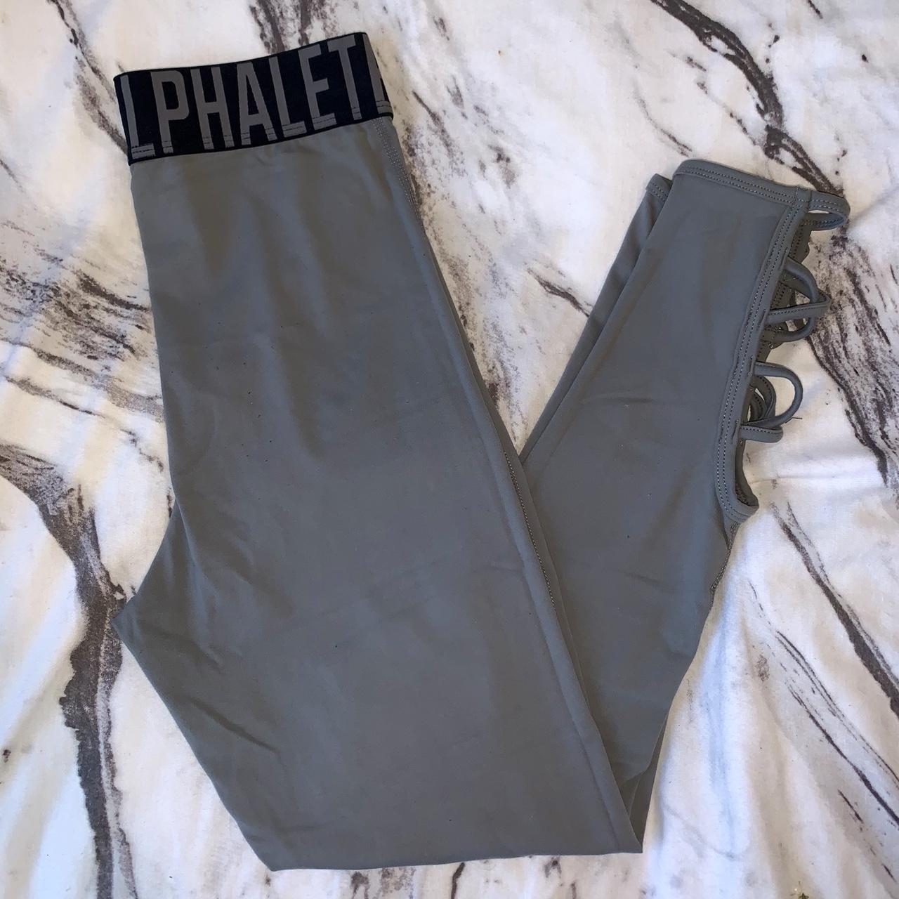 Alphalete grey crossover leggings - size - Depop