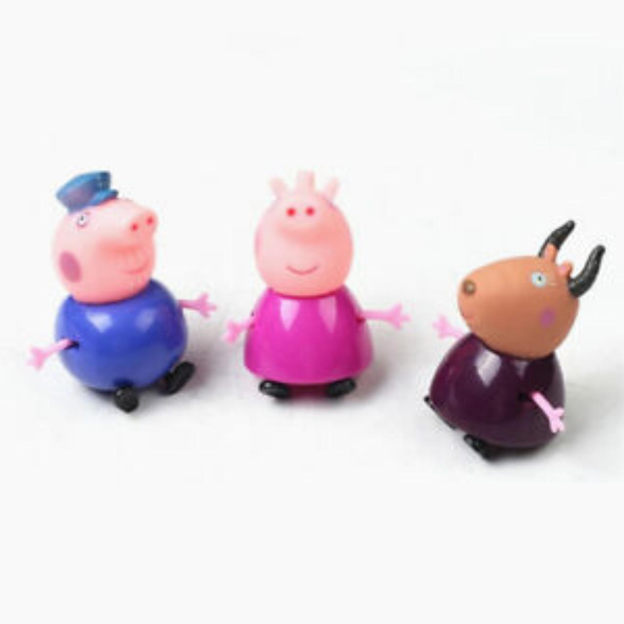 25Pcs/Set Peppa Pig Family&Friends Emily Rebecca Suzy Action Figures Toys Gift