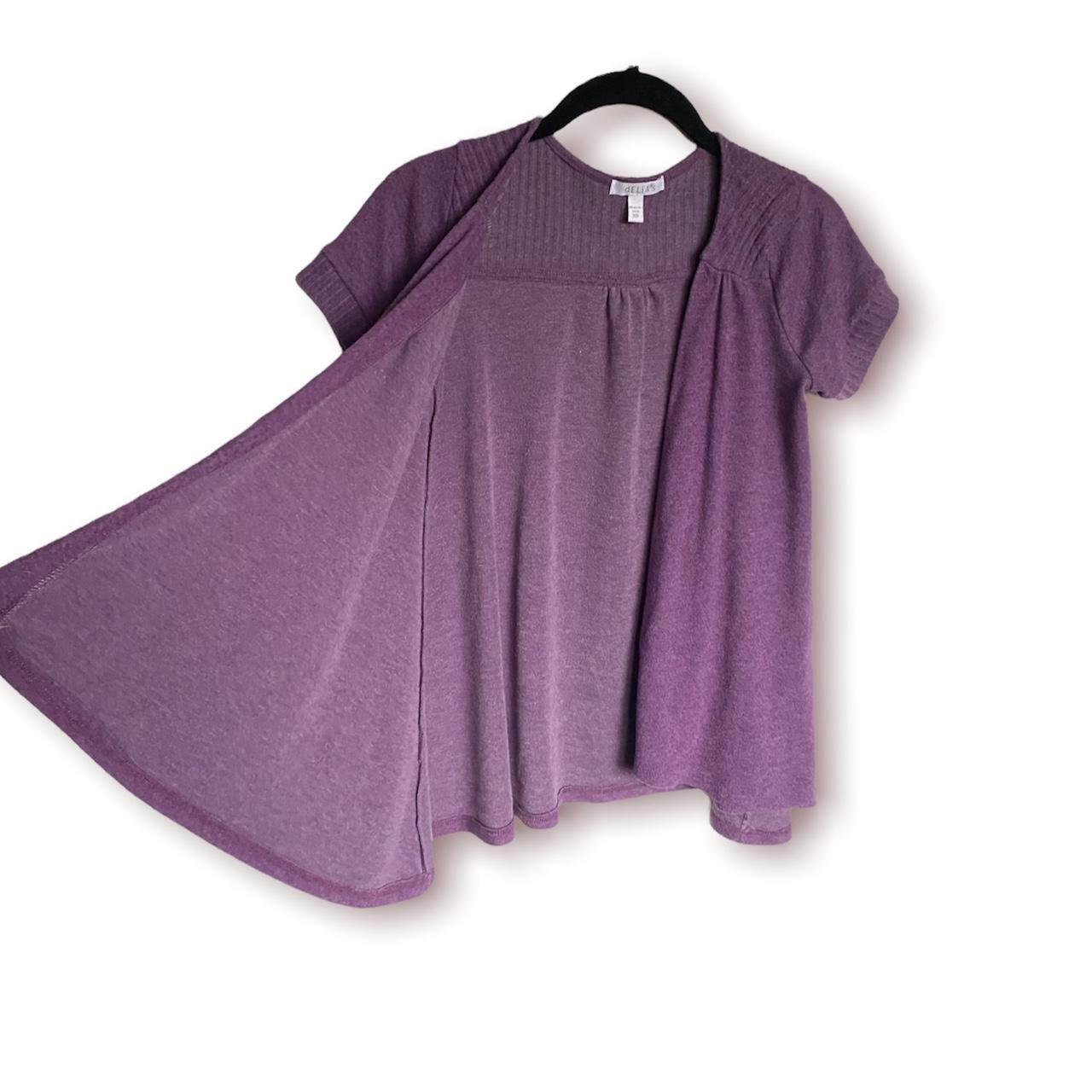 Delia's Women's Purple Cardigan (2)