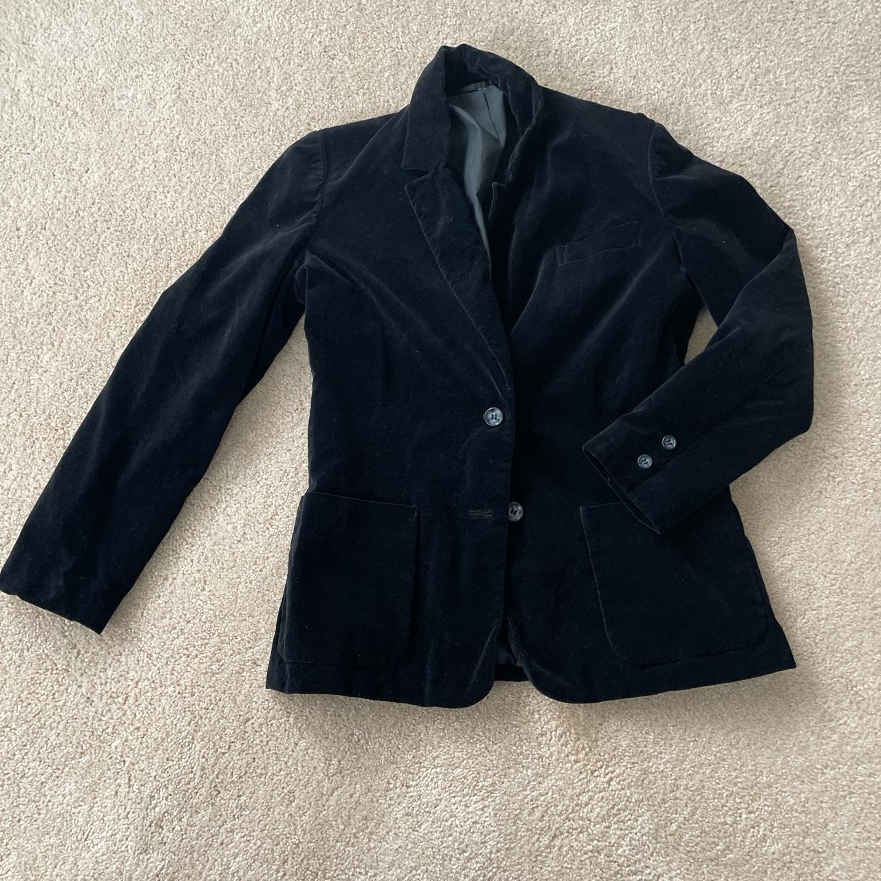Velvet vintage blazer- fits like a medium... - Depop
