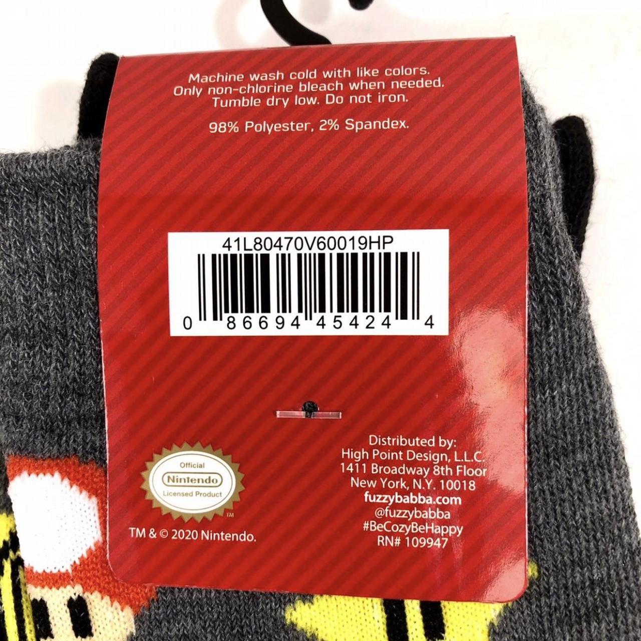 Nintendo Men's Grey Socks | Depop