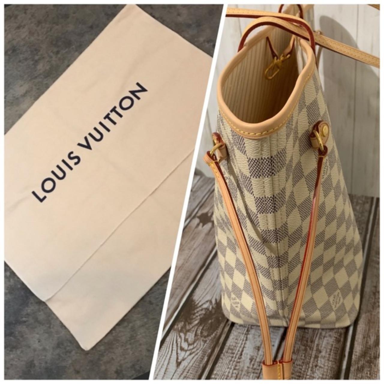 Louis Vuitton “Neverfull MM” tote in damier ebene - Depop