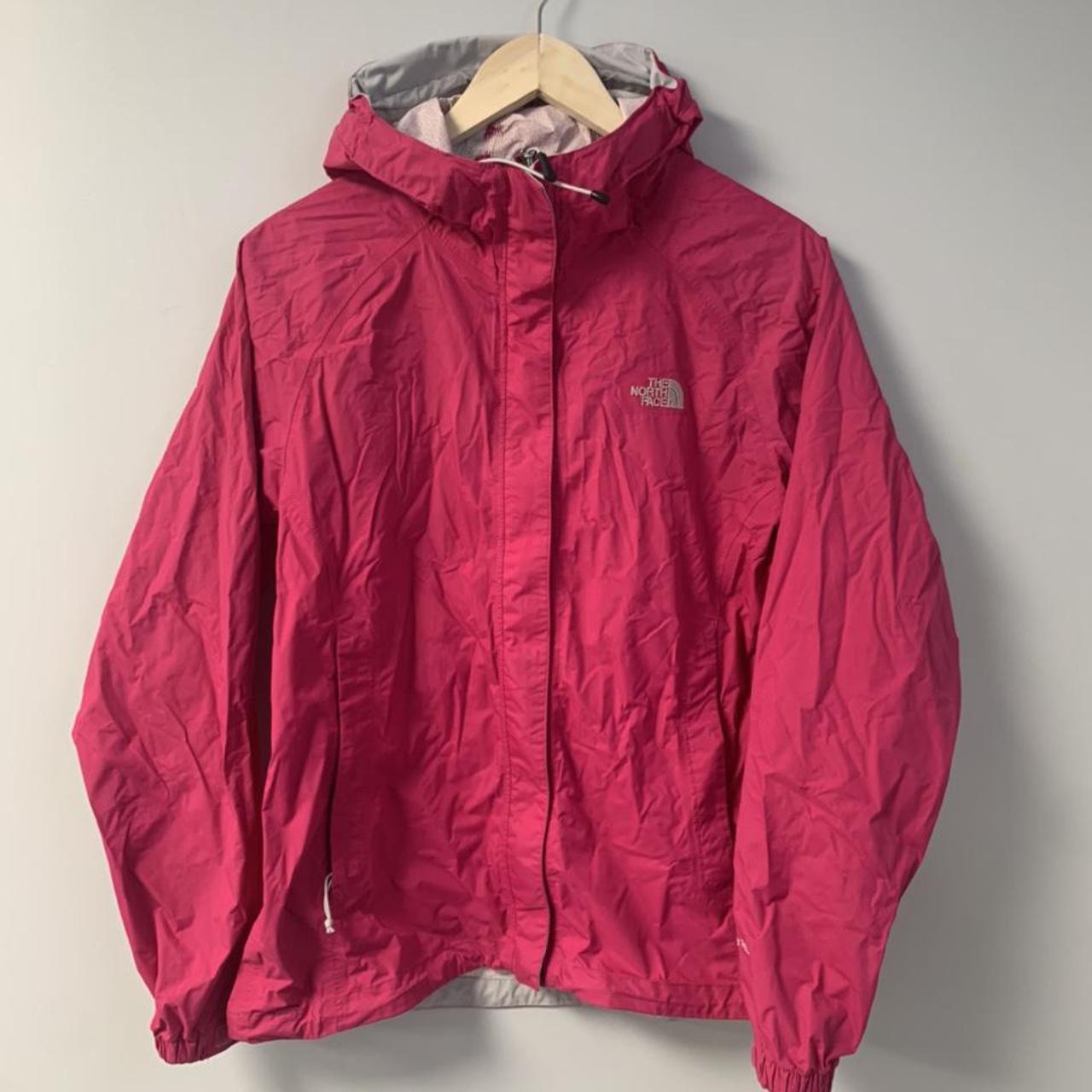 The North Face pink windbreaker jacket Jacket is in... - Depop