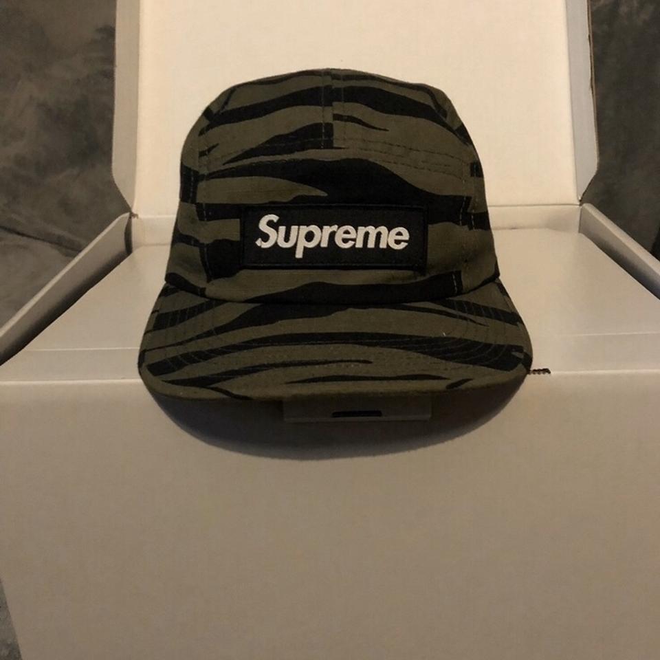 supreme zebra camp cap