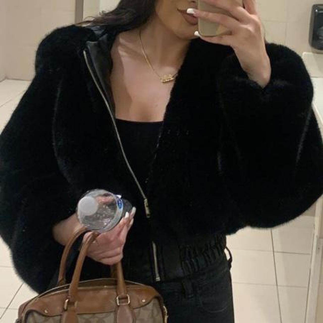 Super soft and cozy faux fur I Am Gia jacket - Depop
