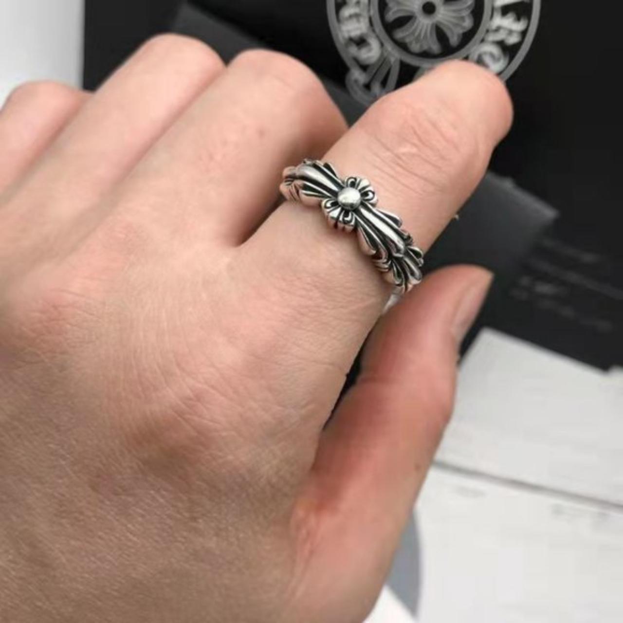 Chrome hearts floral on sale ring