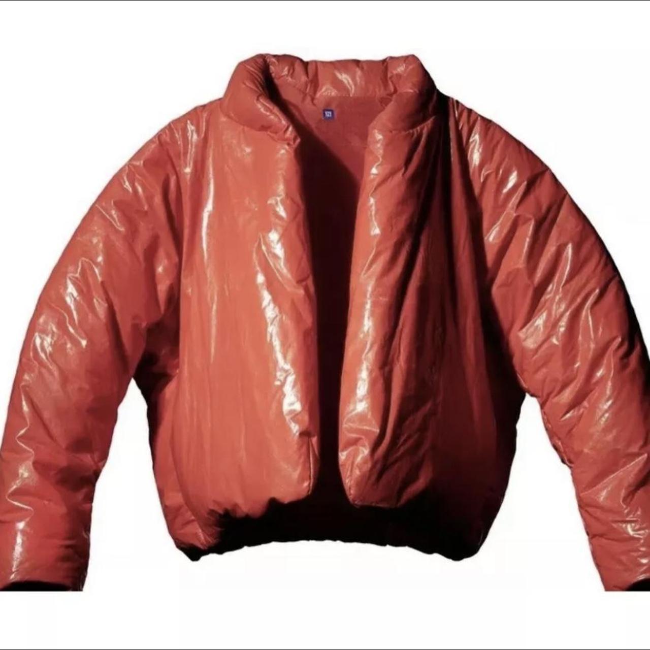 yeezy gap red jacket
