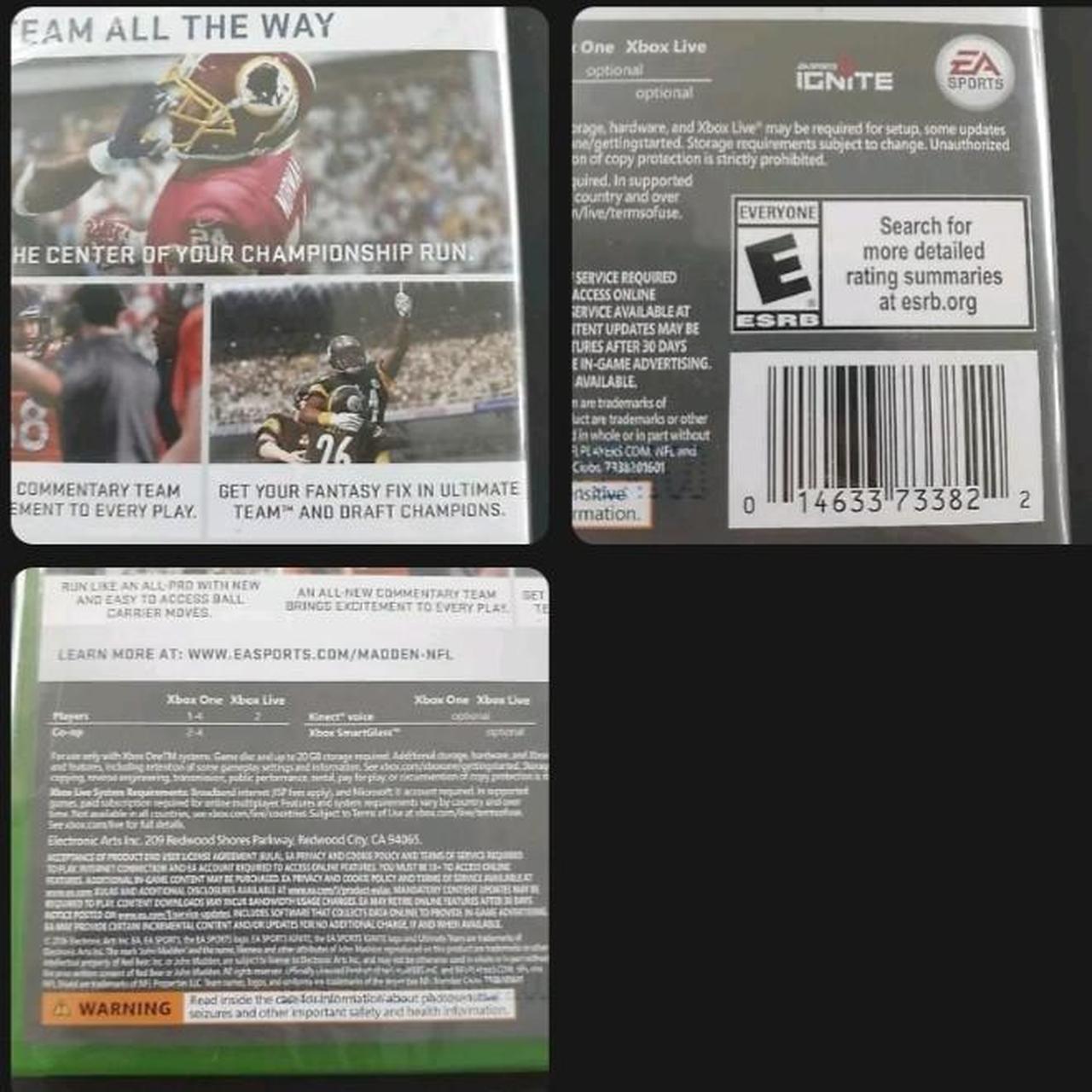 Madden NFL 17 (Microsoft Xbox One, 2016) Condition - Depop