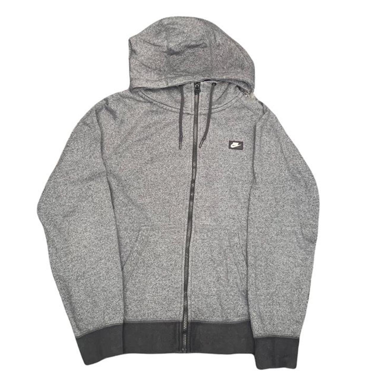 mens grey nike hoodie zip