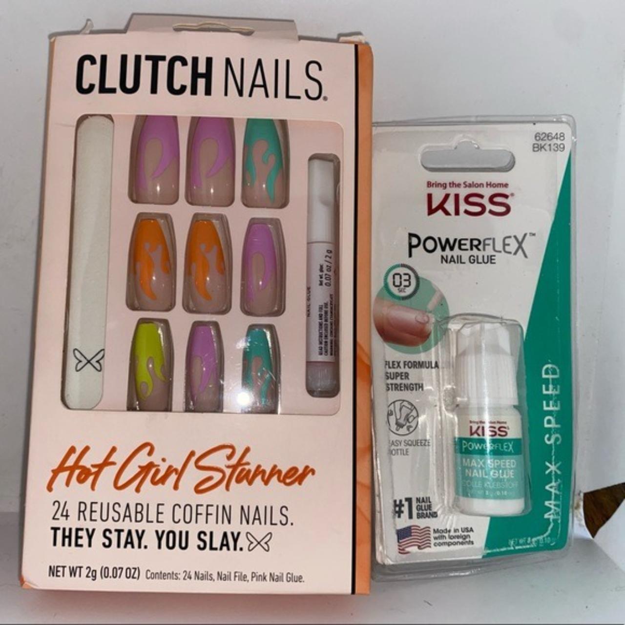 This Nail Bundle Includes The Clutch Nails Hot Girl Depop