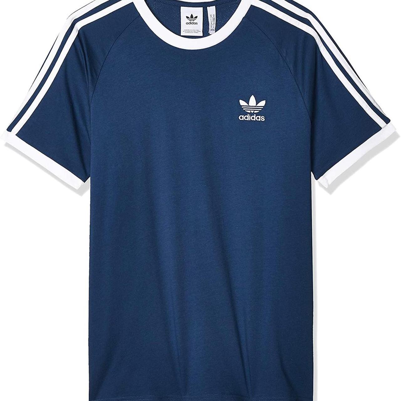 Adidas Originals Classic Three stripe t-shirt.... - Depop