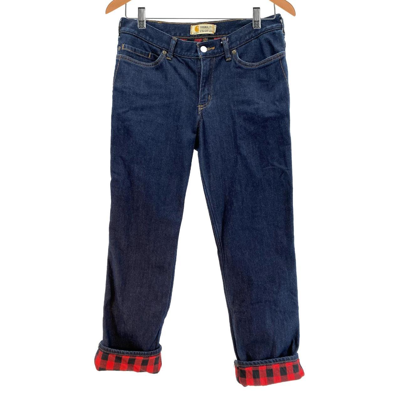 carhartt flannel lined jeans for women