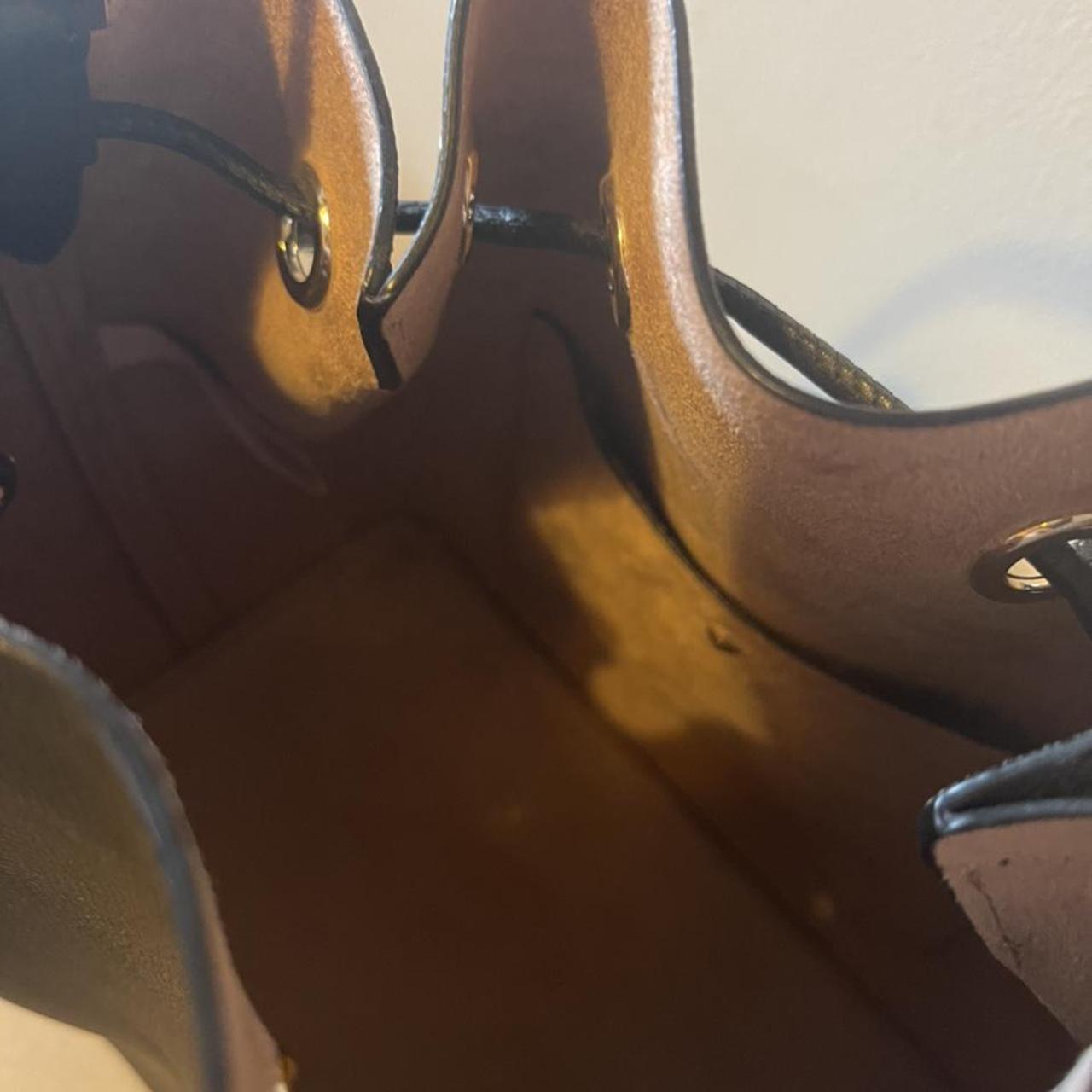 Black Kate Spade bucket bag. 100 leather. Never... Depop