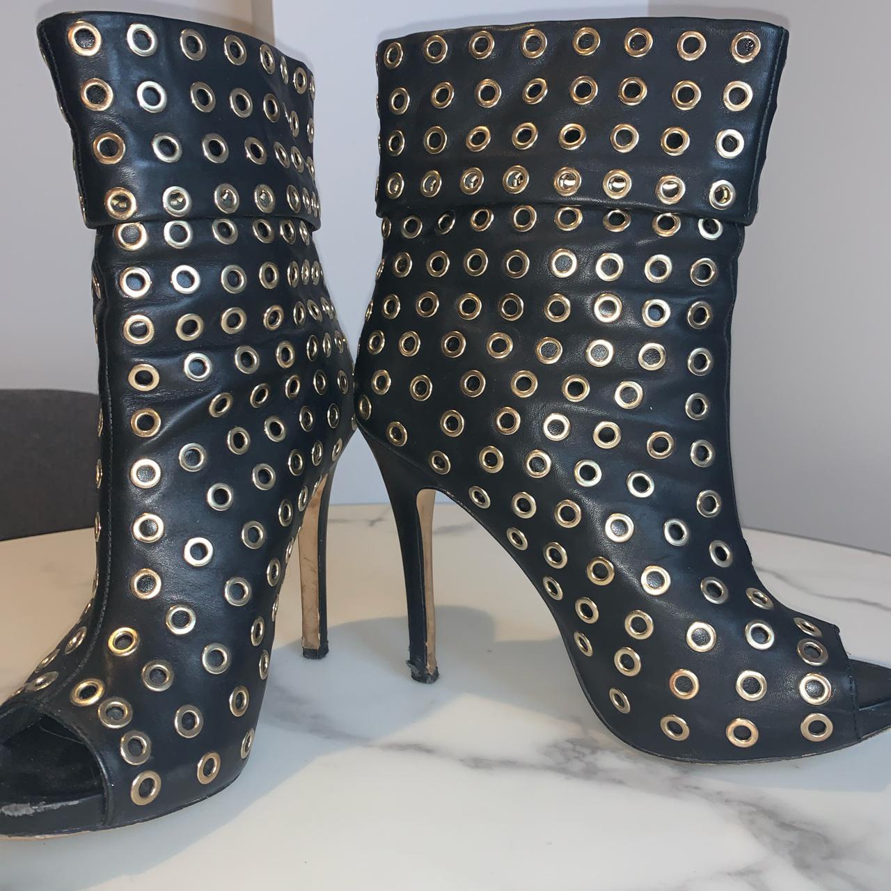 aldo open toe ankle boots