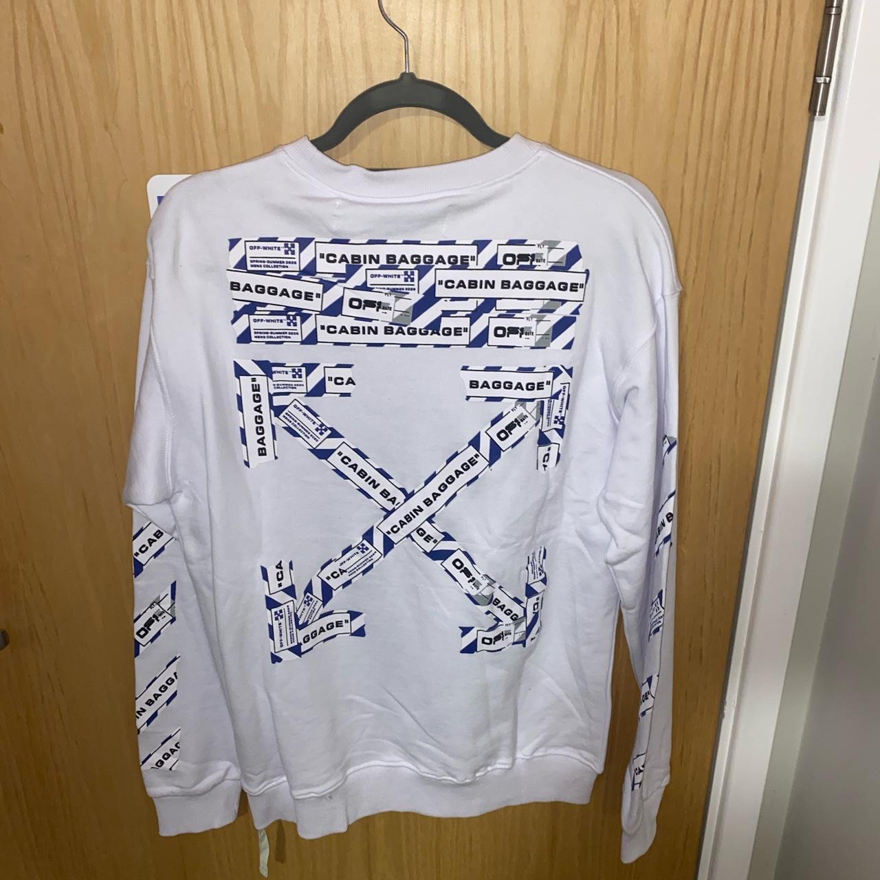 Off white cabin baggage sweatshirt sale