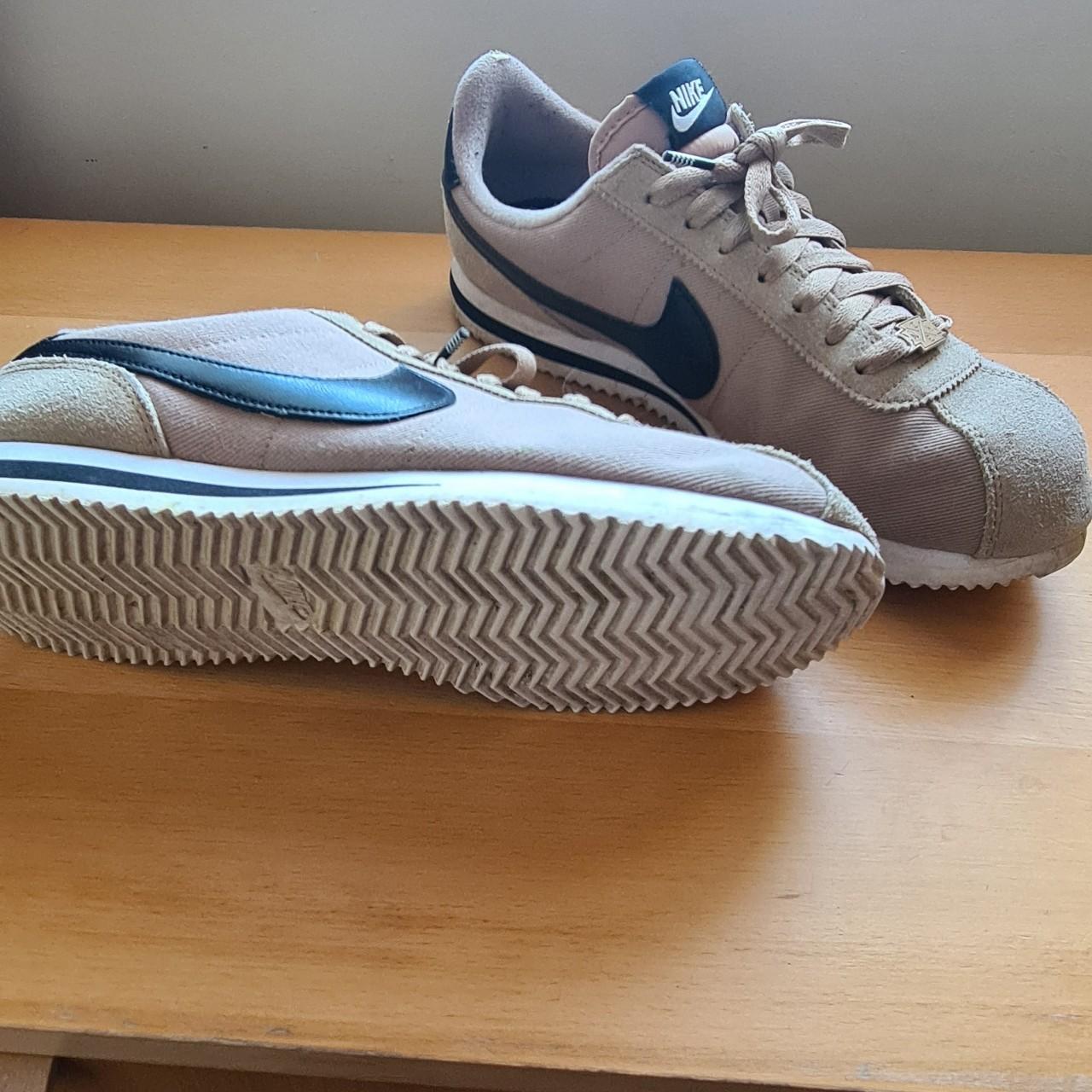 tan leather nike cortez