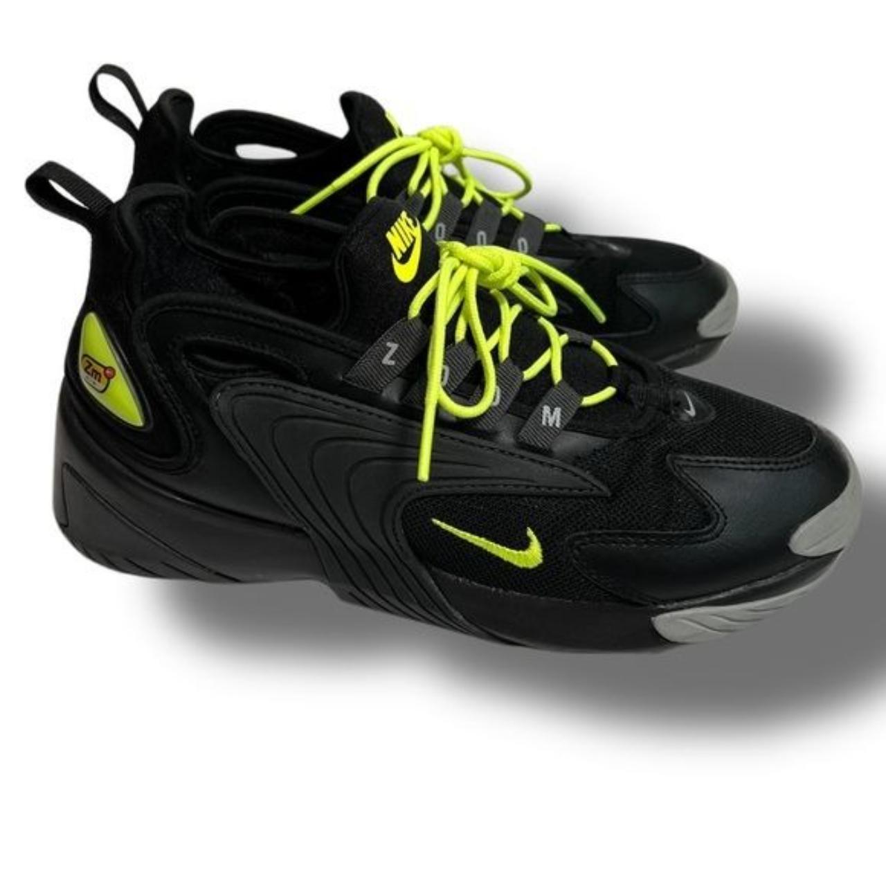 Clásico Elegancia idiota Nike Zoom 2000 Green and Black Sneakers Nike Zoom... - Depop