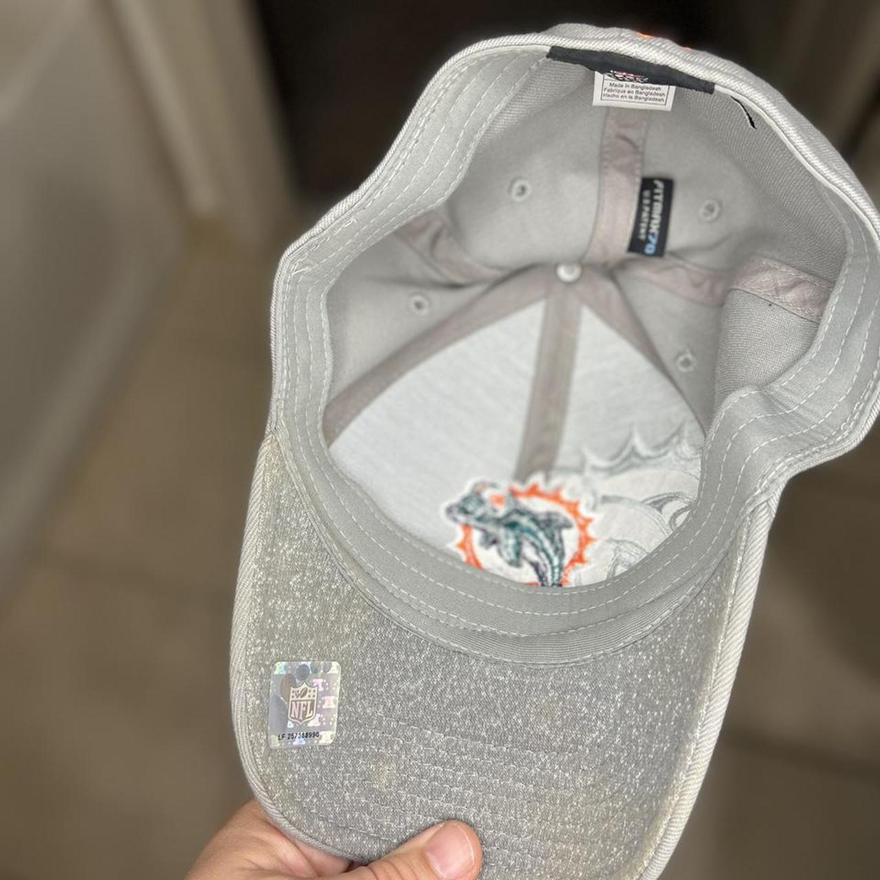 Vintage Reebok Miami Dolphins Fitted Hat Size 7 - Depop