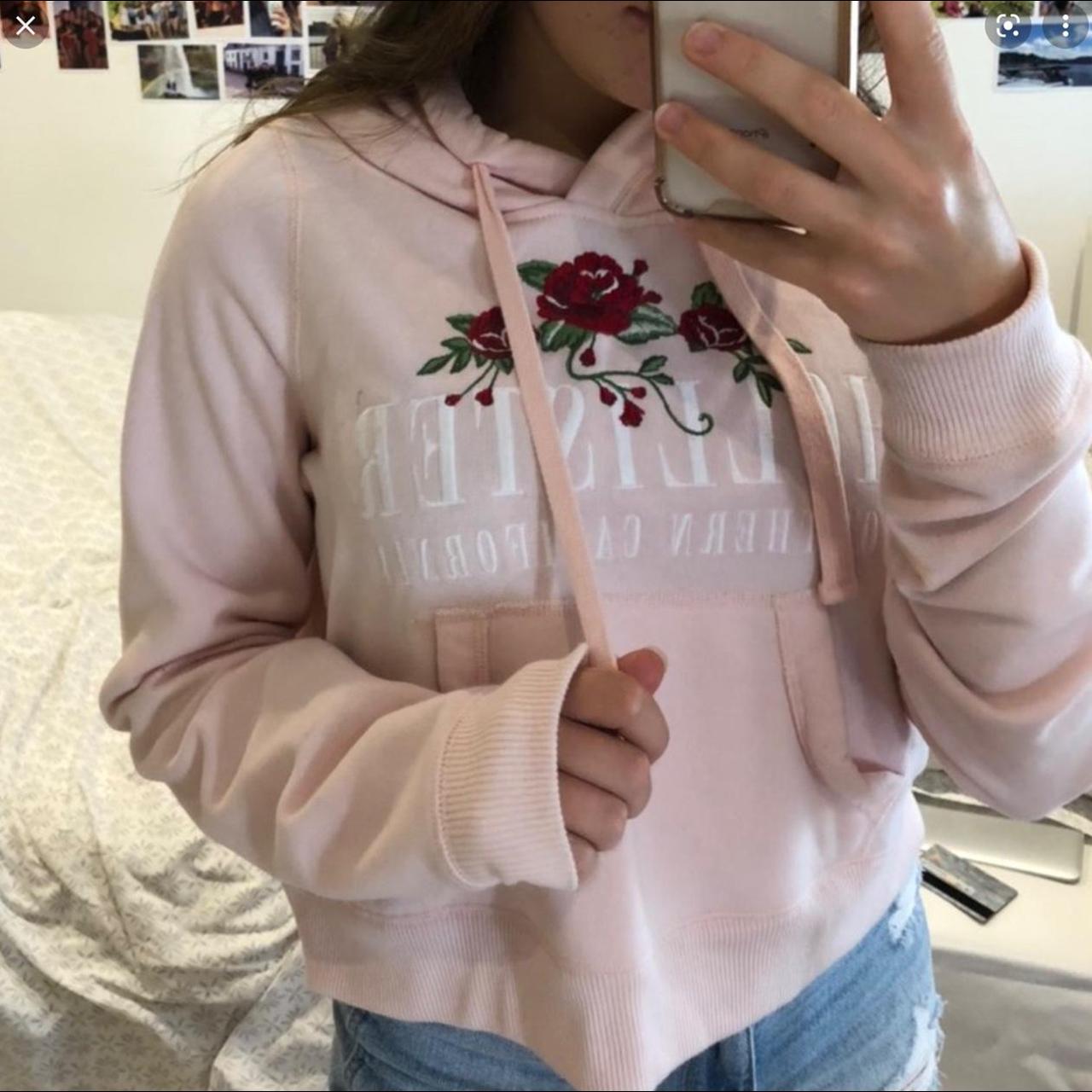 Hollister rose sweatshirt online