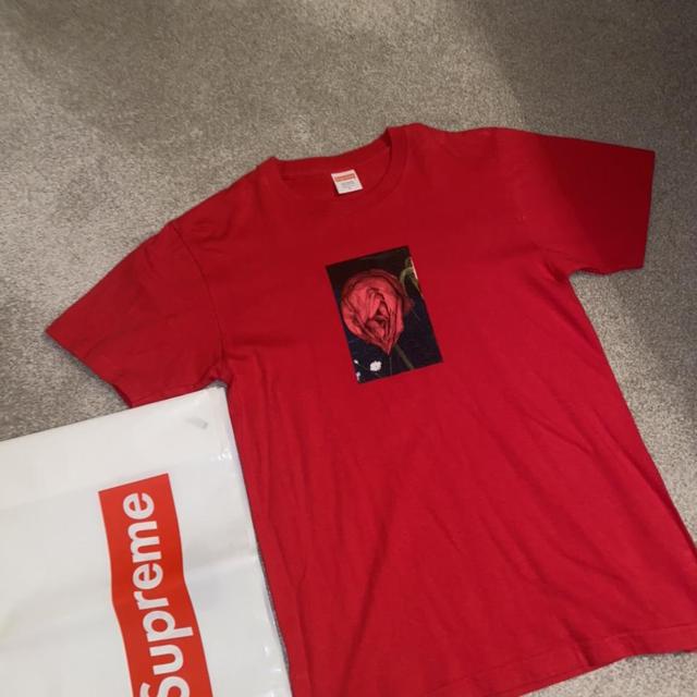 T shirt supreme outlet rose