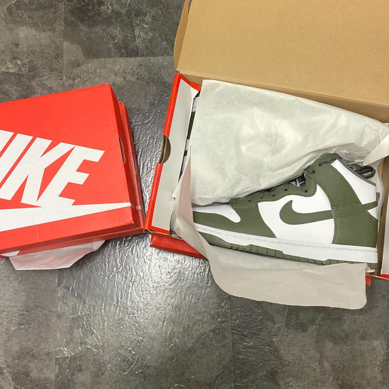 Nike Men's Khaki Trainers | Depop