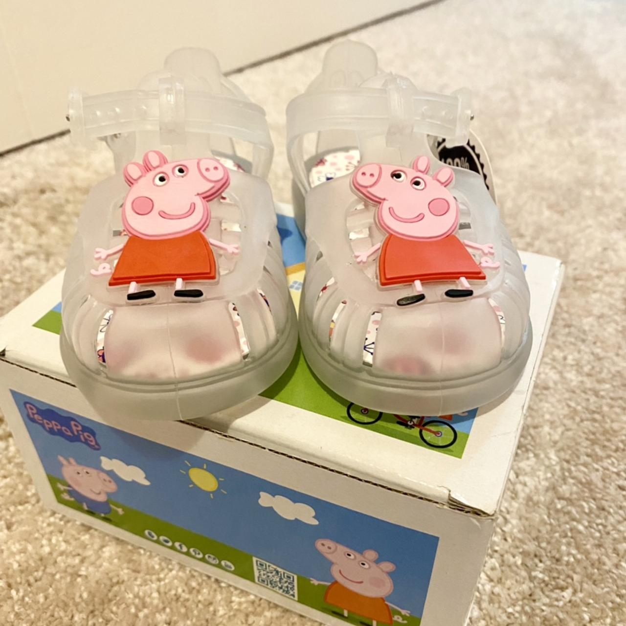 Igor Baby Girl Peppa Pig Sandals White clear Depop