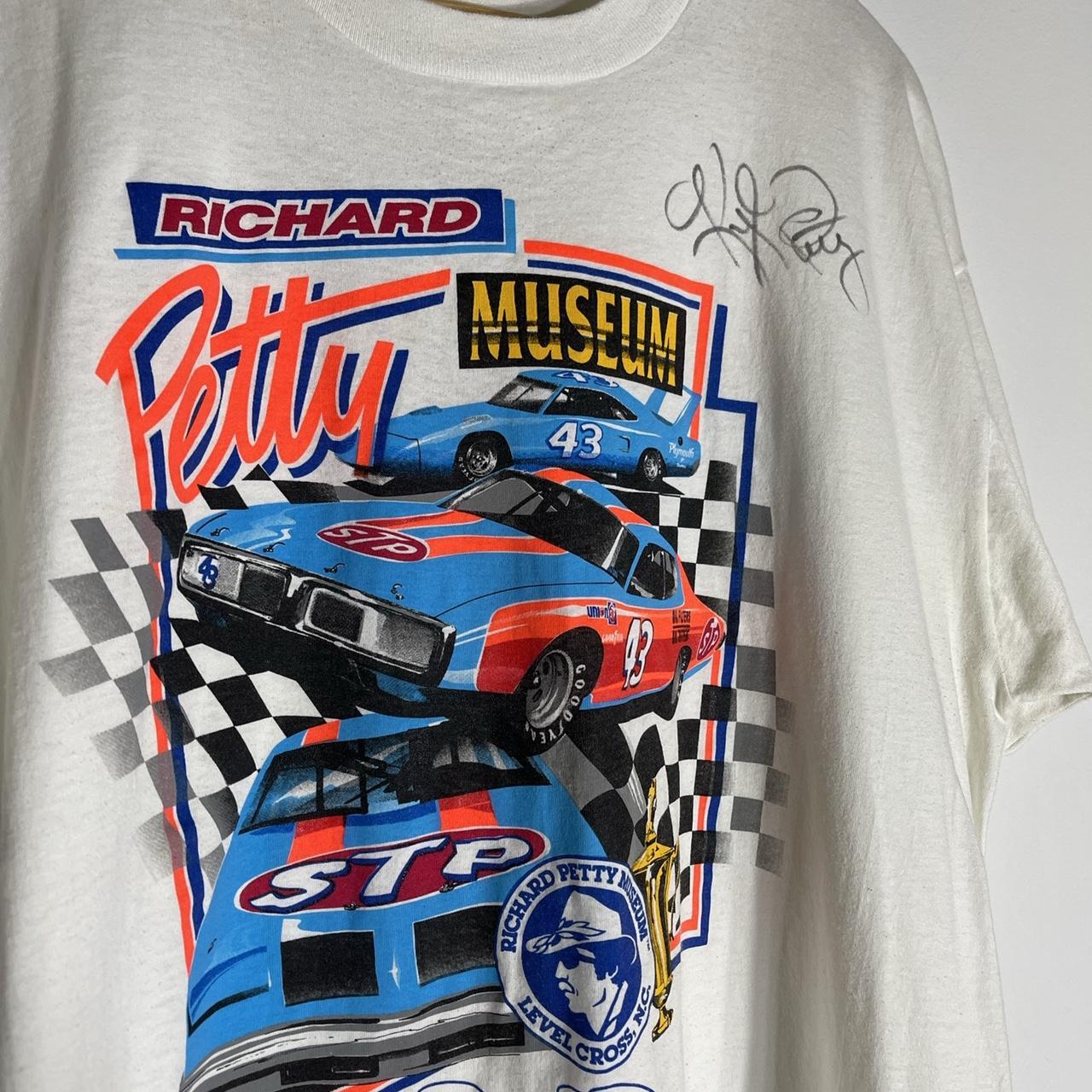 Richard petty museum tshirt with Kyle petty... - Depop