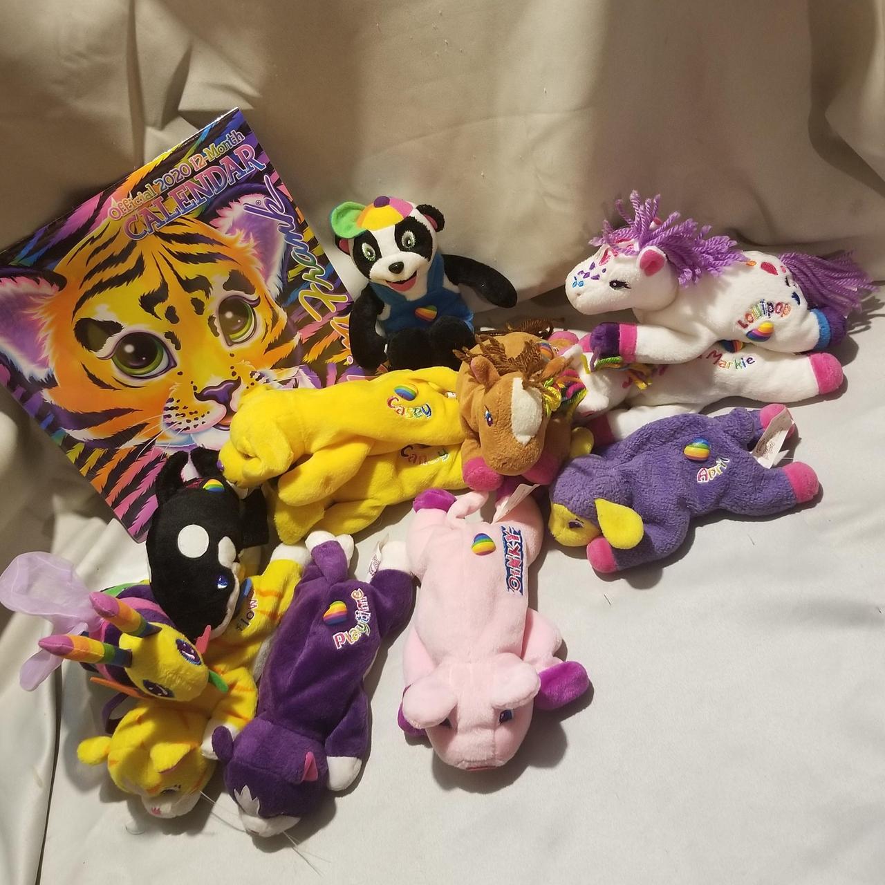 Twelve Vintage Lisa Frank stuffed animals (No tags) | Depop