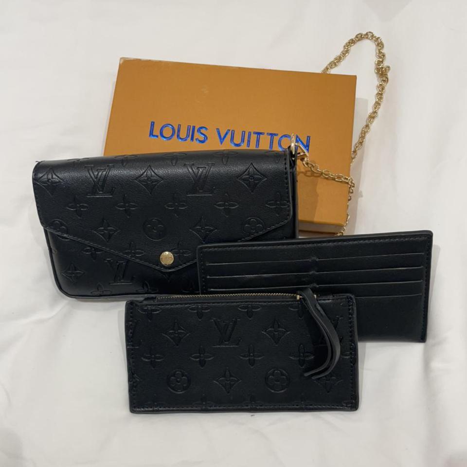 Louie Vuitton Crossbody bag with chain ! 3 in 1 - - Depop