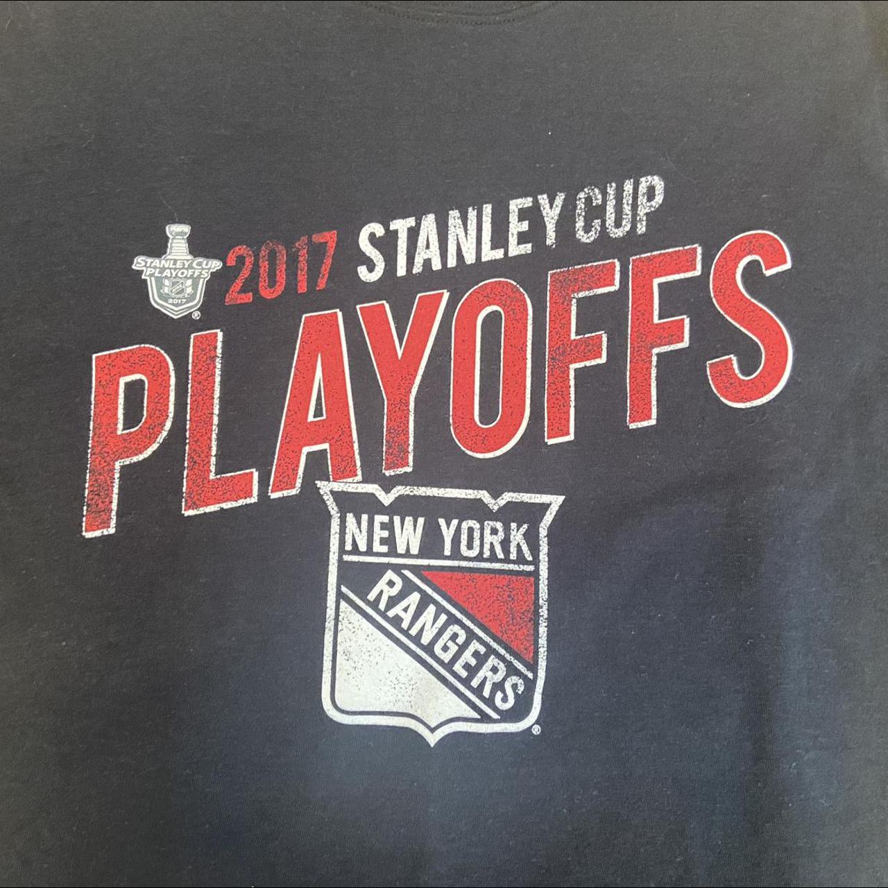 Stanley Cup Playoffs 2006 New York Rangers Blue Red - Depop