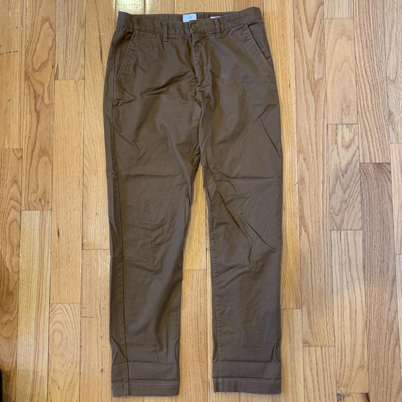 H&M Slim Fit Stretch Chino Pants Size 30 Hmu for... - Depop