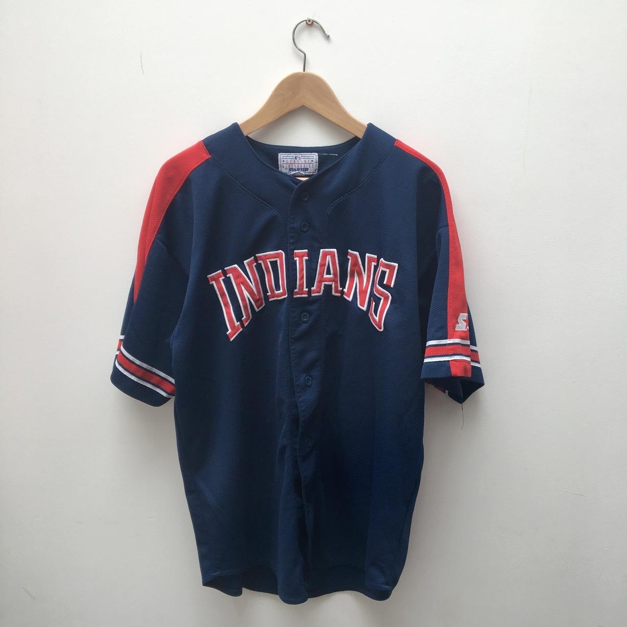 Vintage Cleveland Indians Jersey by Stater - Depop