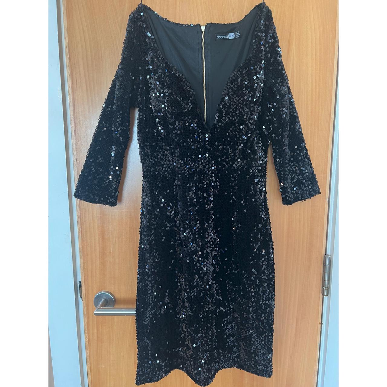 Boohoo Women's Black Dress | Depop