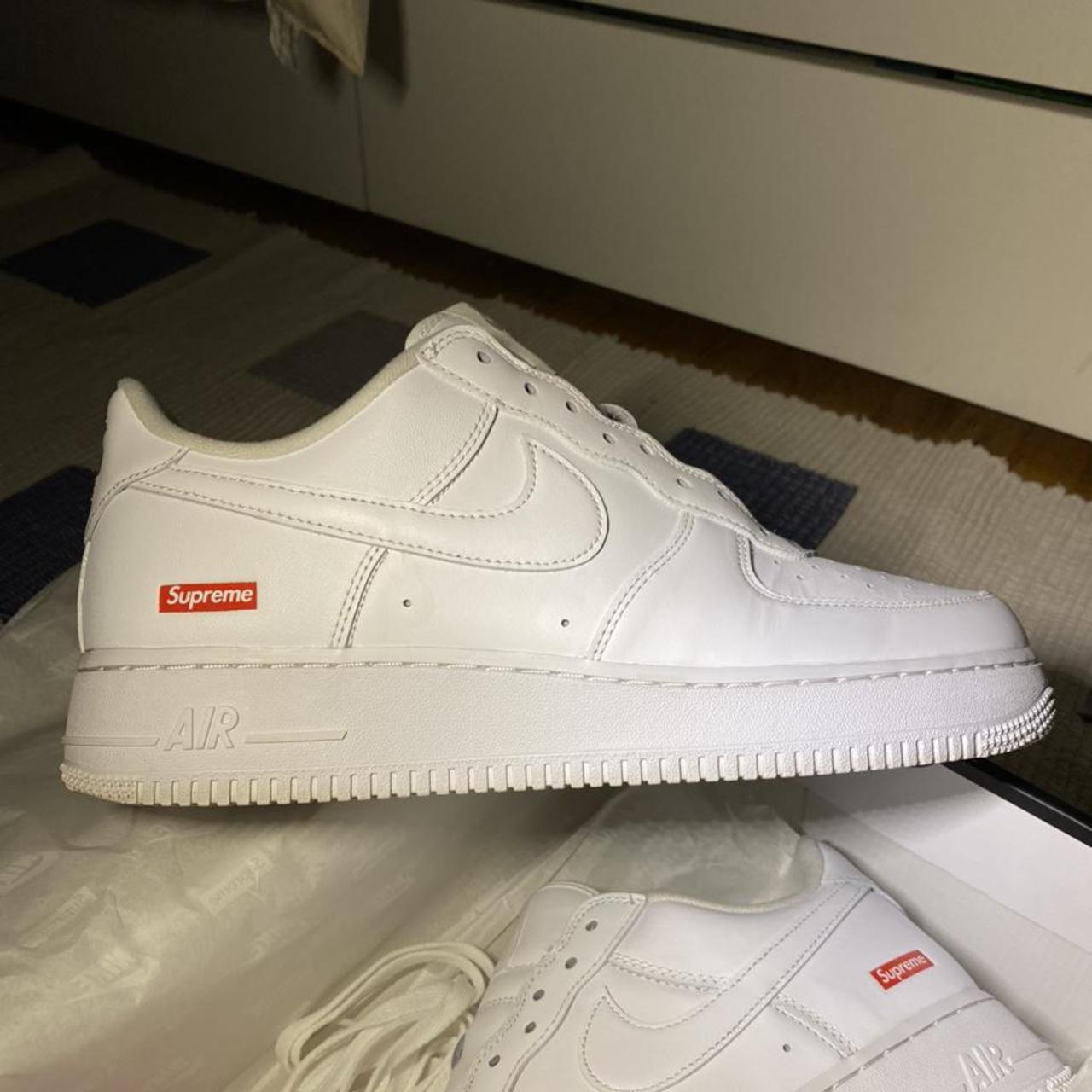 Air Force 1 x supreme, cond: 9.5/10, size: 43 SOLD... - Depop