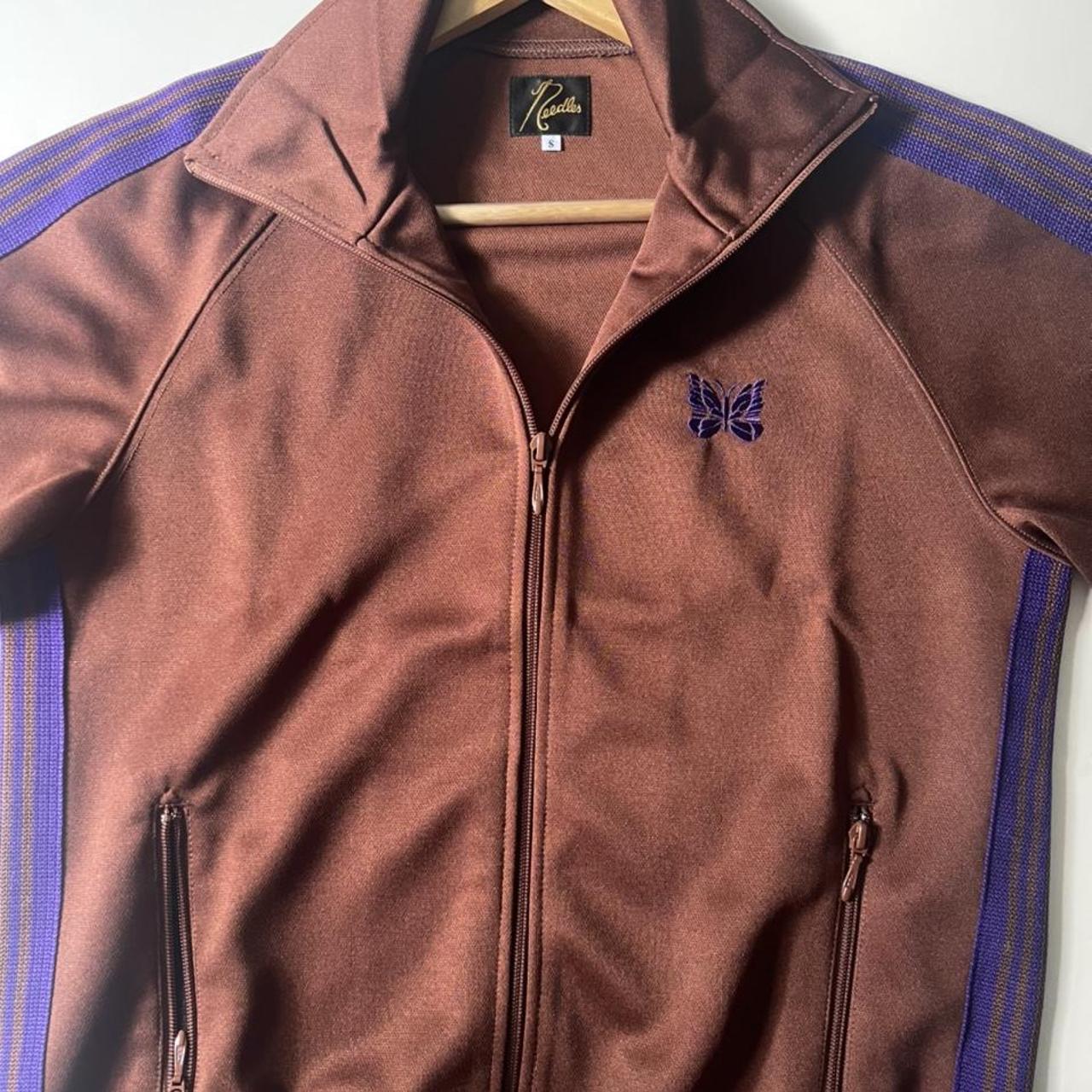 Needles Men's Brown and Purple Jacket (2)