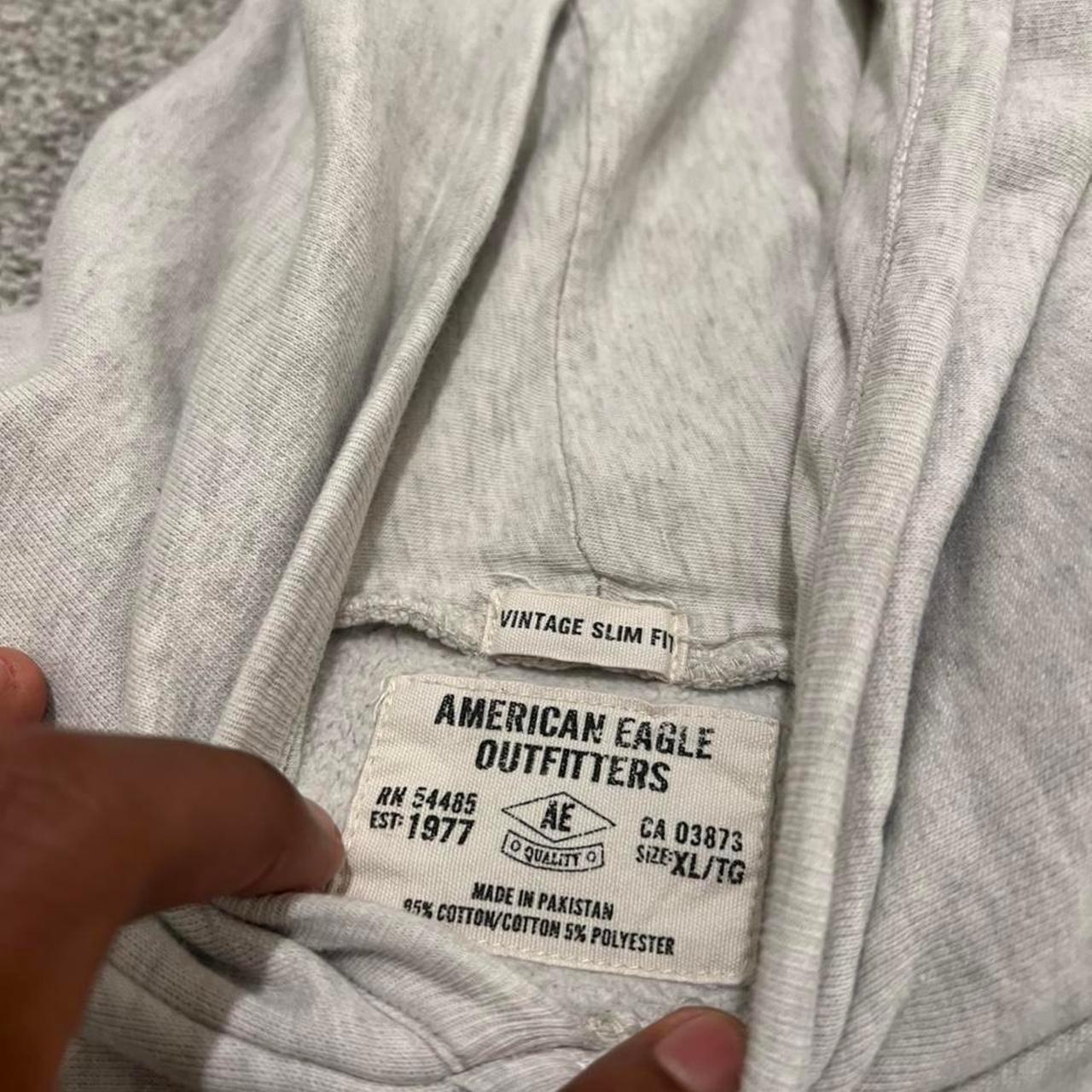 Vintage White/Grey American Eagle Outfitters... - Depop