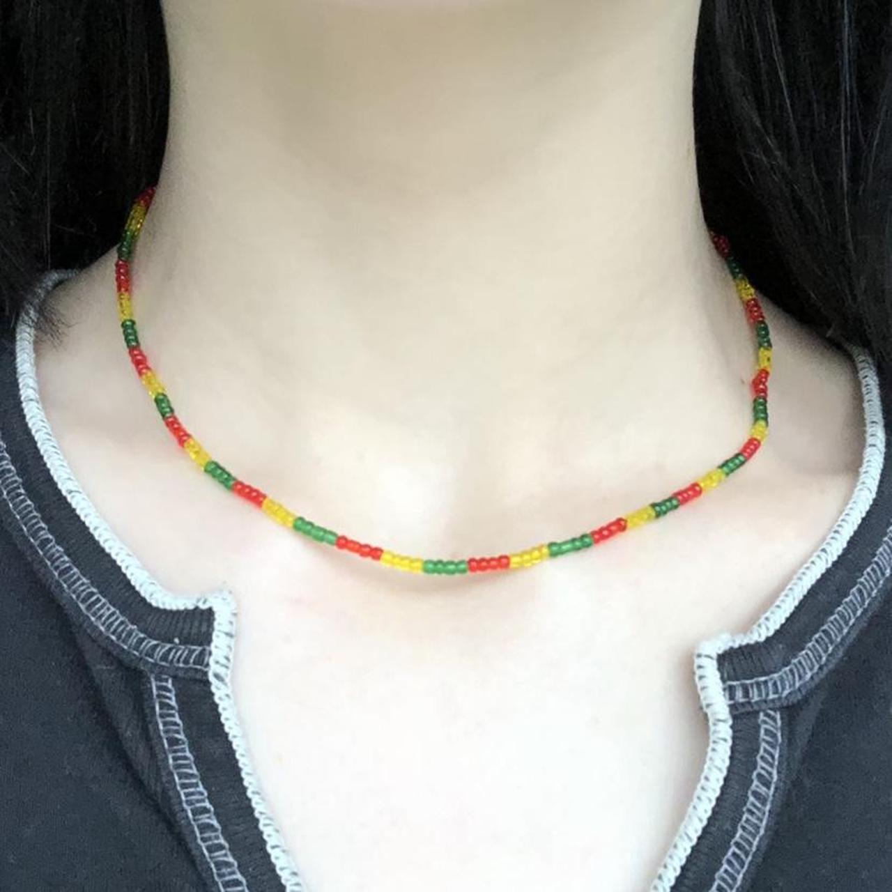 Colorful Seed Bead Necklace