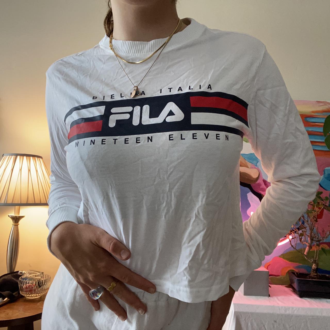 Fila long outlet sleeve shirt womens