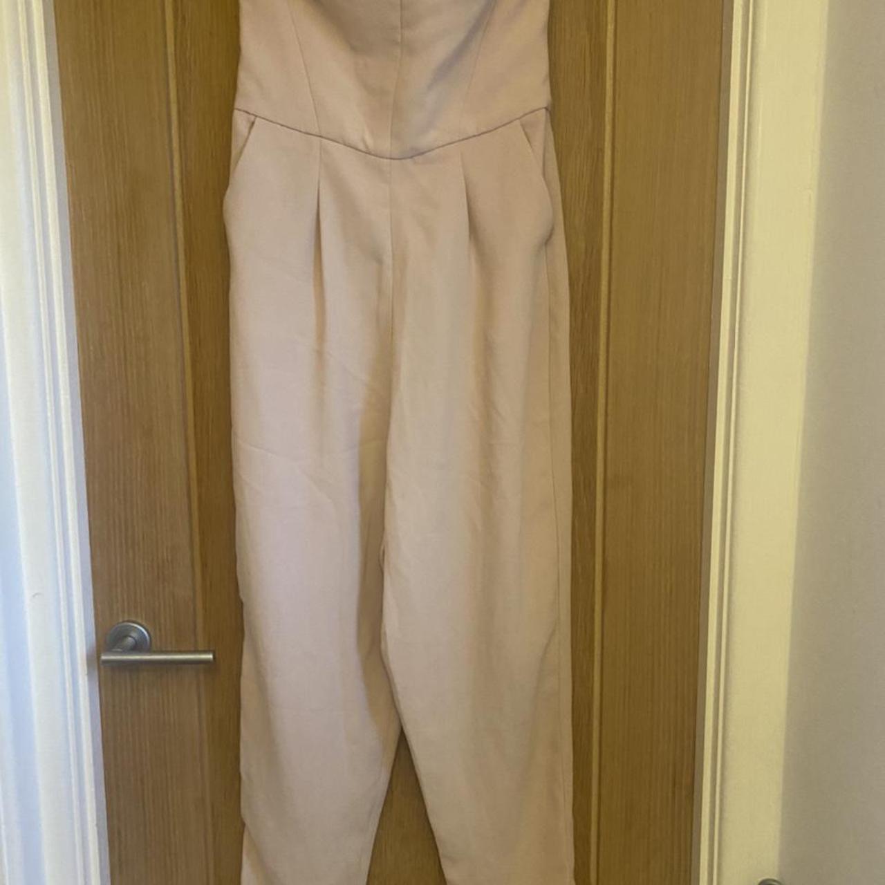 Top shop strapless jumpsuit size 10 lovely condition... - Depop