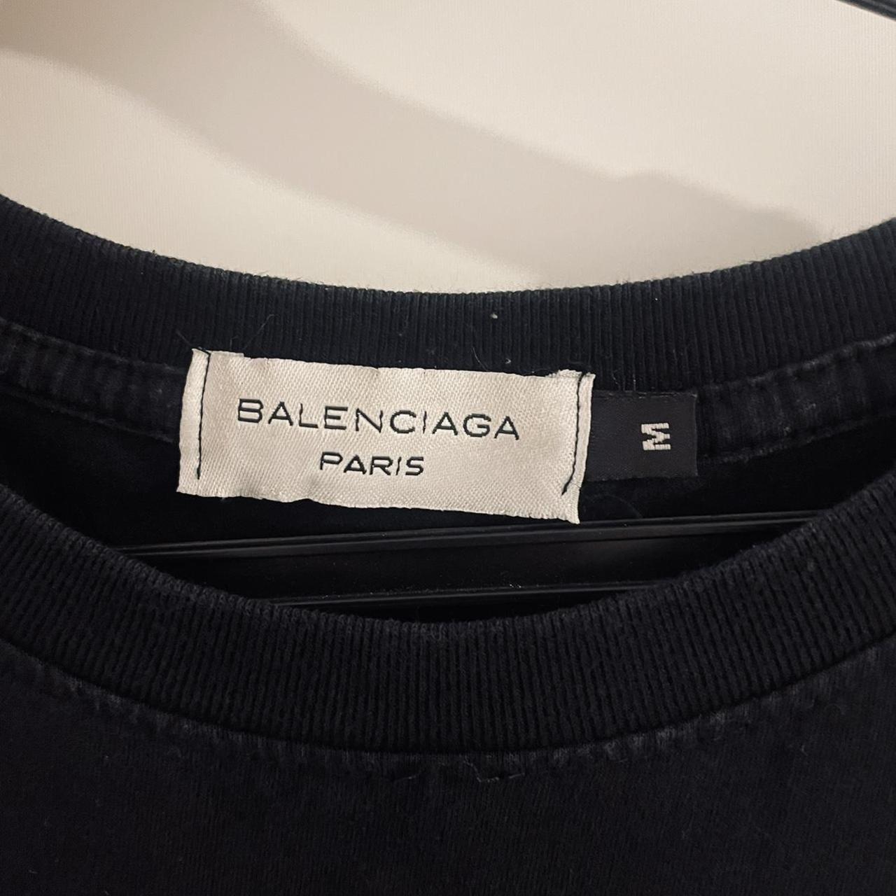 balenciaga t shirt gold
