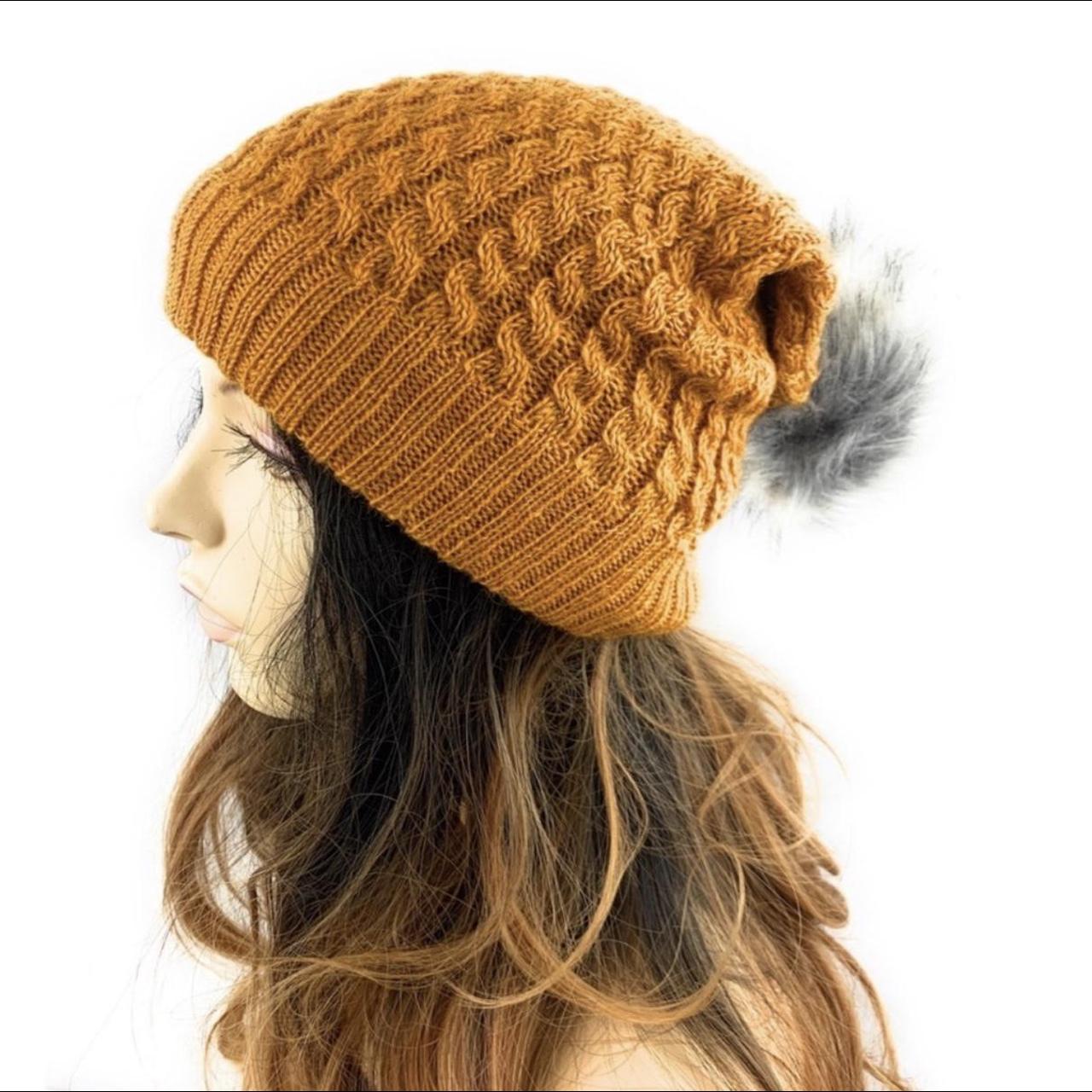 Product Image 1 - Slouch Beanie With Pom Mustard