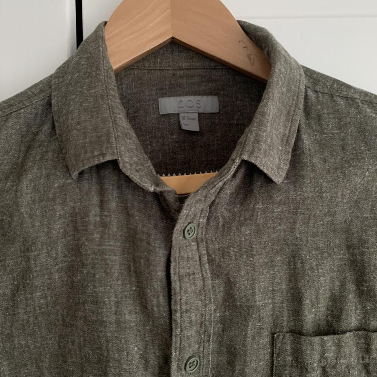 COS Men's Green Shirt | Depop