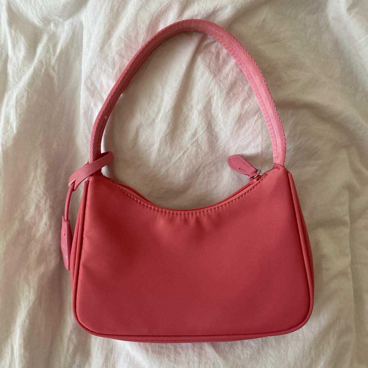 Pink prada nylon 2000 bag 💕 Never worn and in... Depop