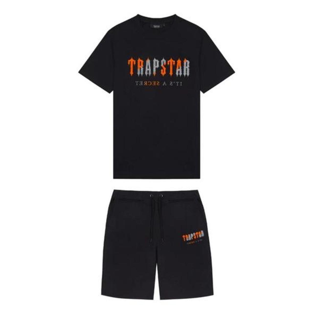 trapstar short and t shirt set