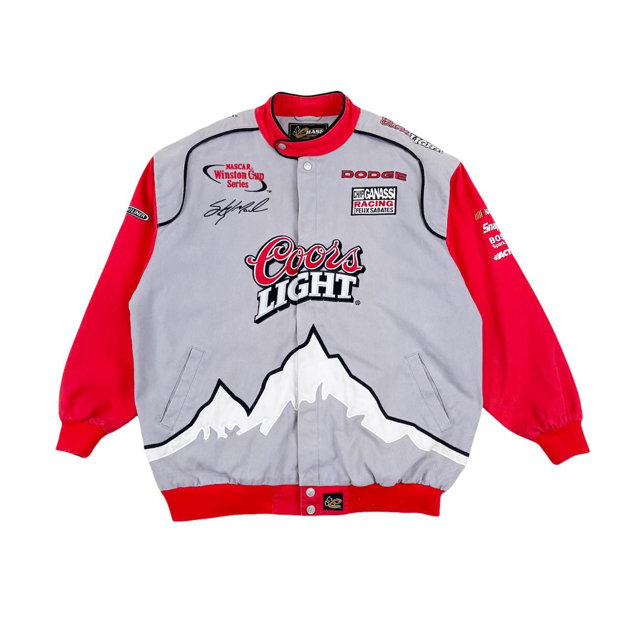 Vintage Nascar Jacket 90s Coors Light Nascar Jacket... - Depop