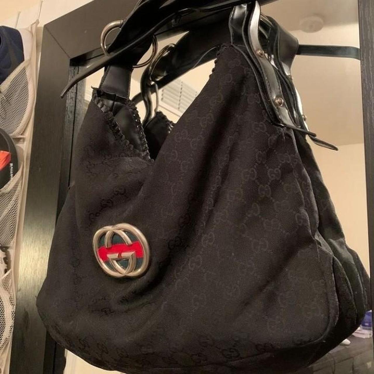 large black gucci purse