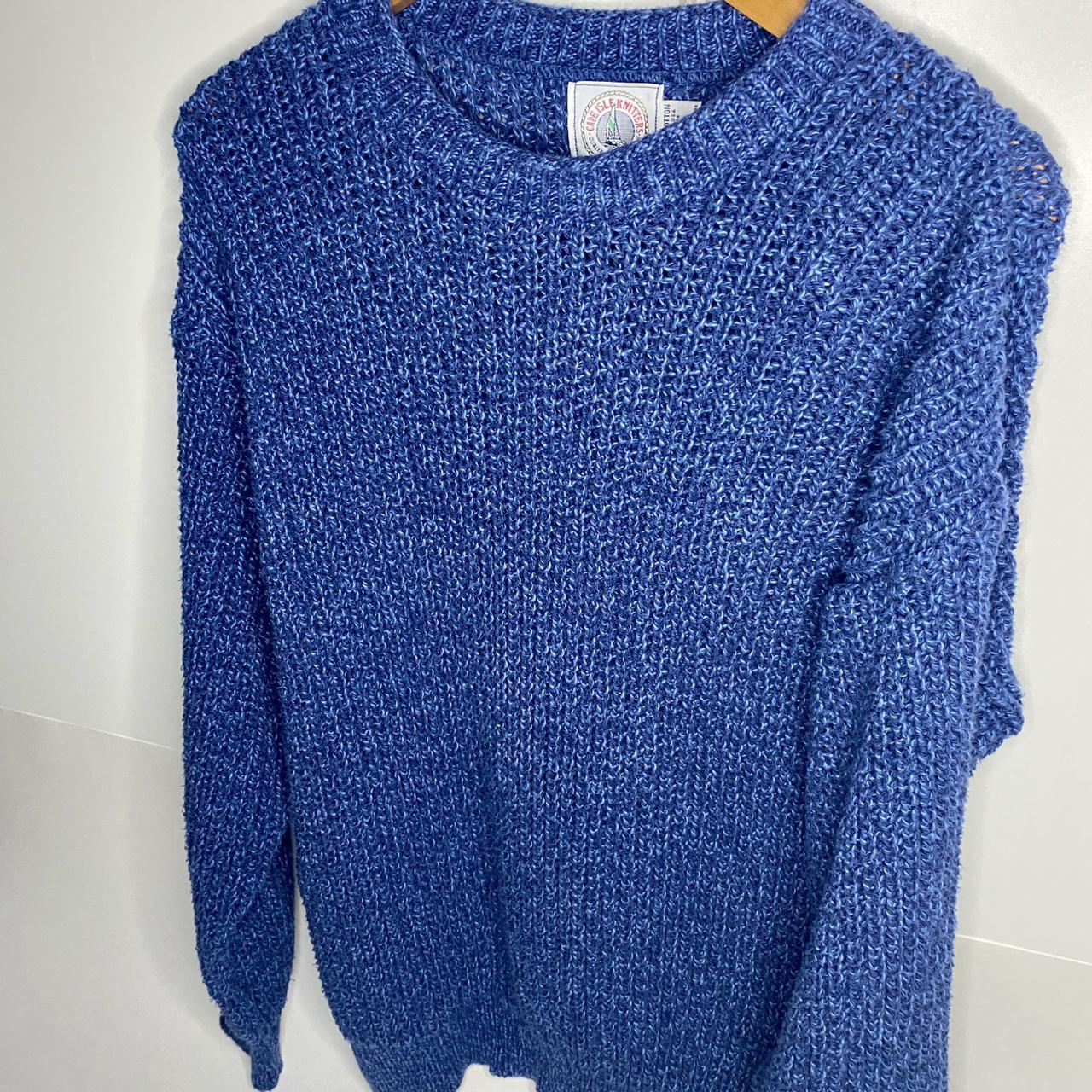 VTG 80's Cape Isle Knitters Chunky Sweater Men’s... - Depop