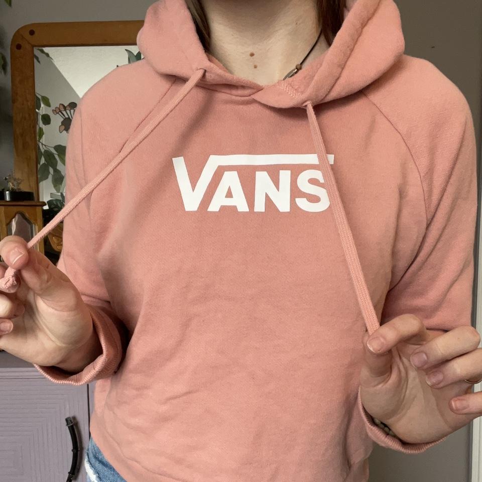 light pink vans hoodie